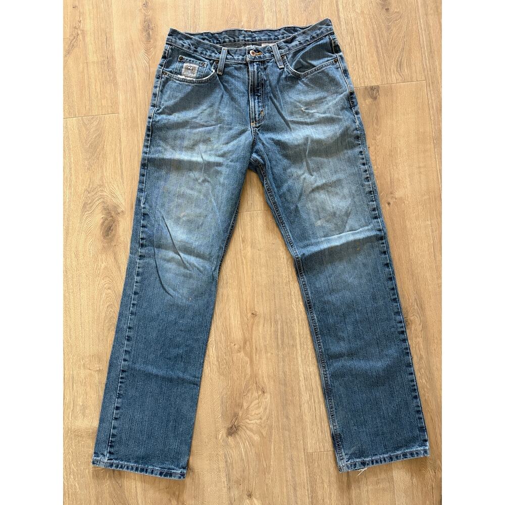 Cinch Men’s Relaxed Fit Blue Jeans 32x32 Western Cowboy Denim